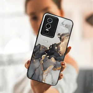 MY ART Ochranný obal Vivo Y76 5G -GREY MARBLE (140)
