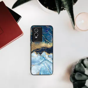 MY ART Ochranný obal Vivo Y76 5G -BLUE MARBLE (141)