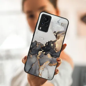 MY ART Ochranný obal Vivo X60 Pro 5G -GREY MARBLE (140)