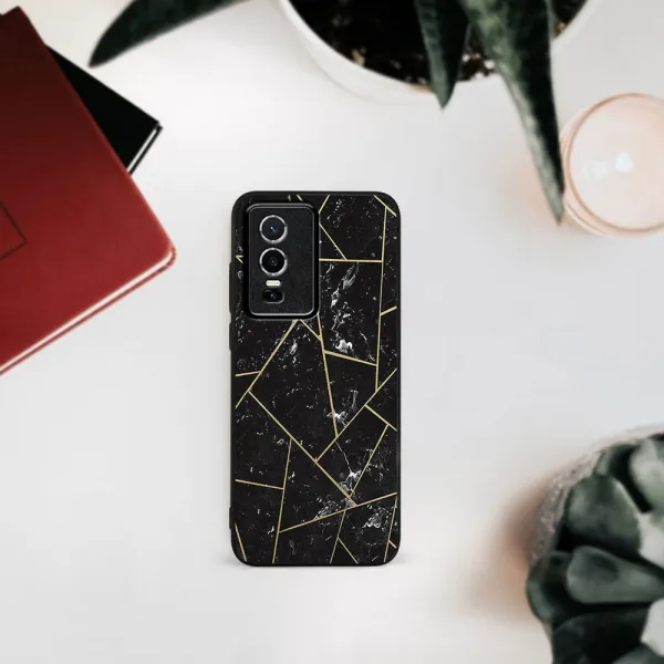 MY ART Ochranný obal Vivo Y76 5G -POLYGONAL (150)