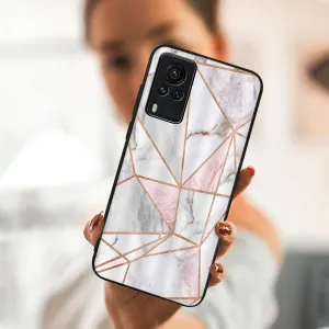 MY ART Ochranný obal Vivo X60 Pro 5G -PINK MARBLE (143)