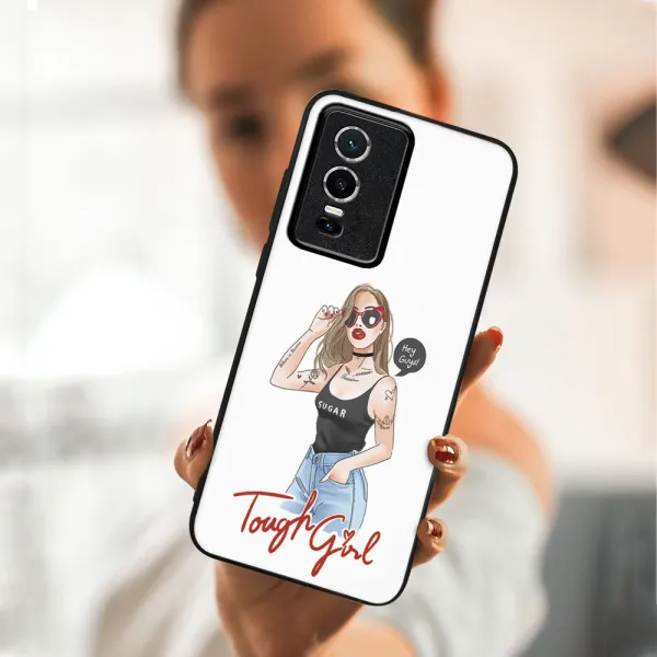 MY ART Ochranný obal Vivo Y76 5G -TOUGH GIRL (131)