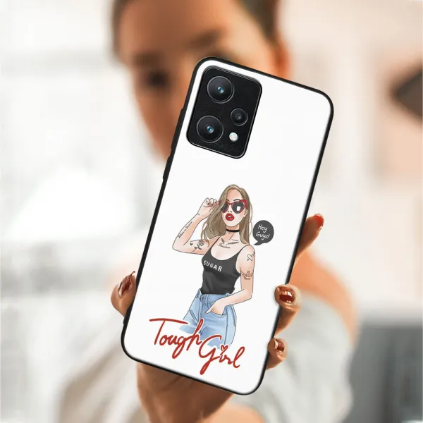MY ART Ochranný obal Realme 9 Pro -TOUGH GIRL (131)