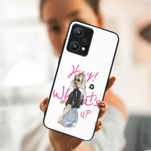 MY ART Ochranný obal Realme 9 Pro -WHATSUP (132)