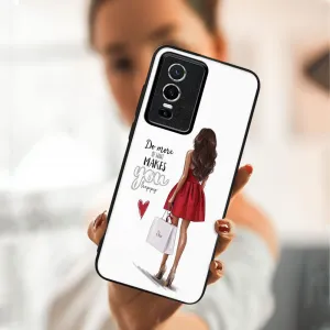 MY ART Ochranný obal Vivo Y76 5G -RED DRESS (137)