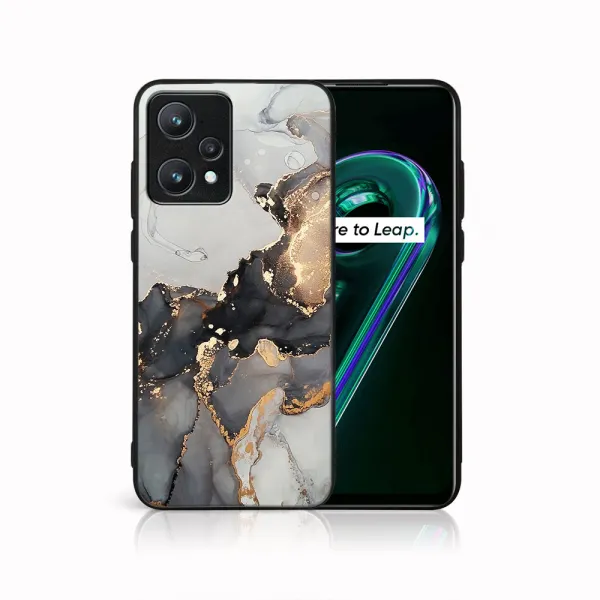 MY ART Ochranný obal Realme 9 Pro -GREY MARBLE (140)
