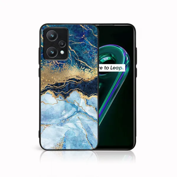 MY ART Ochranný obal Realme 9 Pro -BLUE MARBLE (141)
