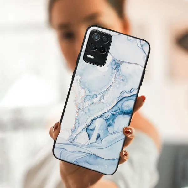 MY ART Ochranný obal Realme 8 5G-LIGHT BLUE (149)