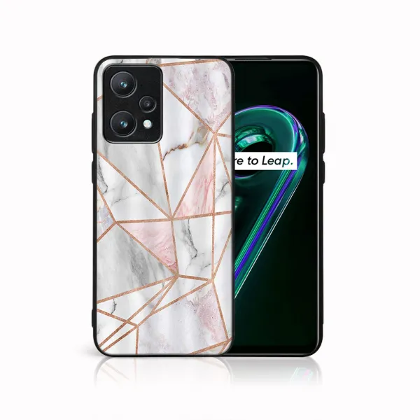 MY ART Ochranný obal Realme 9 Pro -PINK MARBLE (143)