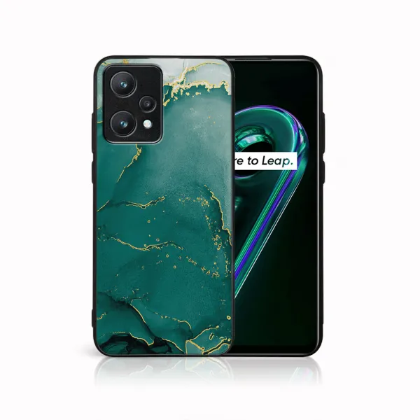MY ART Ochranný obal Realme 9 Pro -GREEN MARBLE (145)