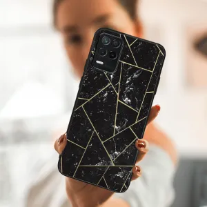 MY ART Ochranný obal Realme 8 5G-POLYGONAL (150)