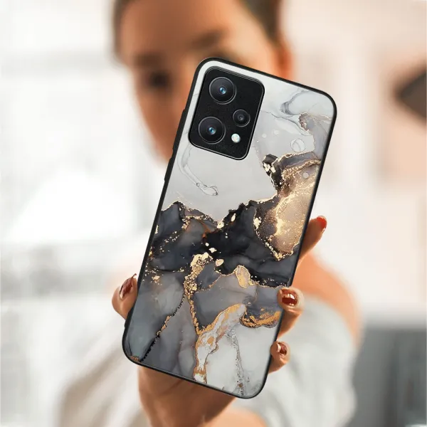 MY ART Ochranný obal Realme 9 Pro -GREY MARBLE (140)