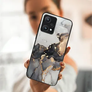 MY ART Ochranný obal Realme 9 Pro -GREY MARBLE (140)