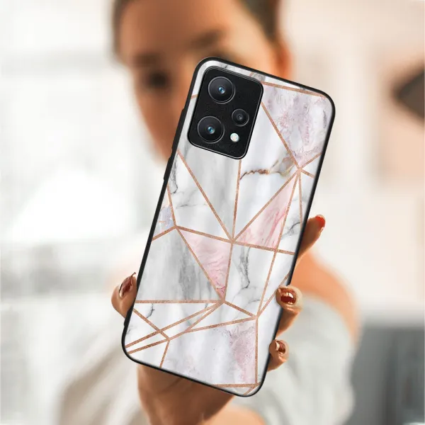 MY ART Ochranný obal Realme 9 Pro -PINK MARBLE (143)