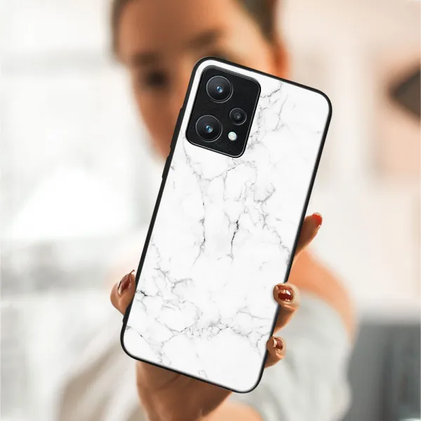 MY ART Ochranný obal Realme 9 Pro -WHITE MARBLE (144)