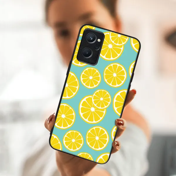 MY ART Ochranný obal Realme 9i -LEMON (121)