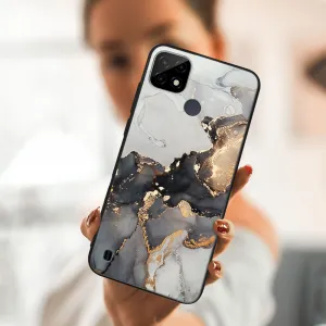 MY ART Ochranný obal Realme C21 -GREY MARBLE (140)