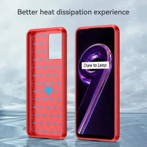FLEXI TPU Kryt pre Realme 9 Pro+ / Realme 9 červený