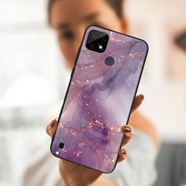 MY ART Ochranný obal Realme C21 -PURPLE (148)