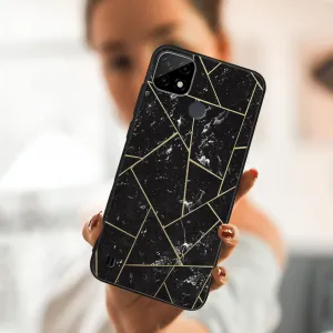 MY ART Ochranný obal Realme C21 -POLYGONAL (150)