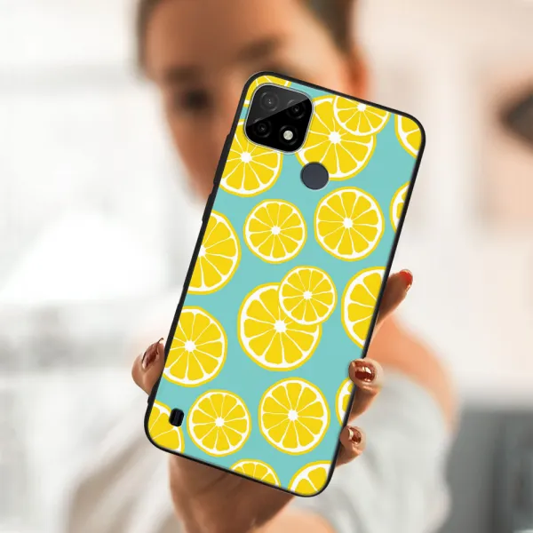MY ART Ochranný obal Realme C21 -LEMON (121)