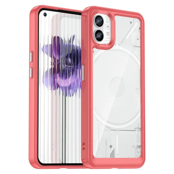 CRYSTAL Ochranný kryt Nothing Phone 1 červený