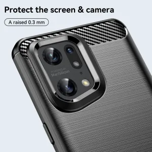 FLEXI TPU Kryt pre Oppo Find X5 Pro modrý