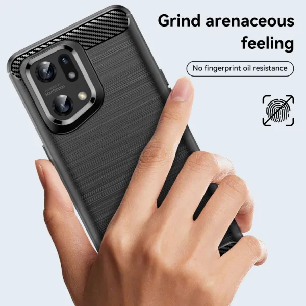 FLEXI TPU Kryt pre Oppo Find X5 Pro modrý