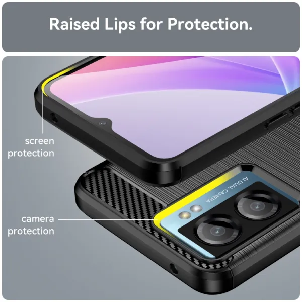 FLEXI TPU Kryt pre Realme V23 5G čierny