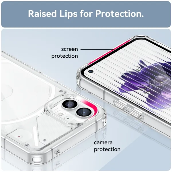 CRYSTAL Ochranný kryt Nothing Phone 1 priehľadný
