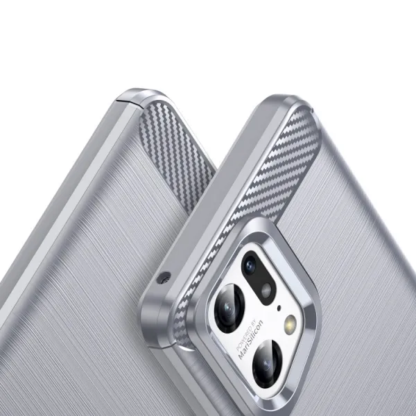 FLEXI TPU Kryt pre Oppo Find X5 Pro šedý