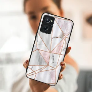 MY ART Ochranný obal Realme 9i -PINK MARBLE (143)