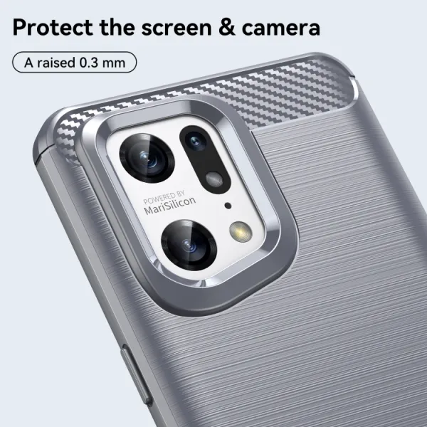 FLEXI TPU Kryt pre Oppo Find X5 Pro šedý