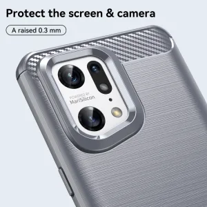 FLEXI TPU Kryt pre Oppo Find X5 Pro šedý