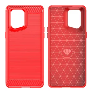 FLEXI TPU Kryt pre Oppo Find X5 Pro červený