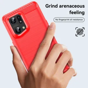 FLEXI TPU Kryt pre Oppo Find X5 Pro červený
