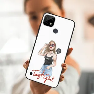 MY ART Ochranný obal Realme C21 -TOUGH GIRL (131)