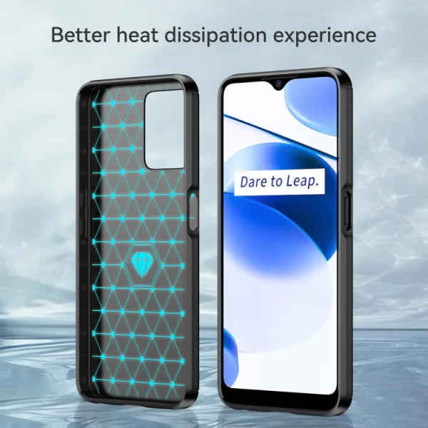 FLEXI TPU Kryt pre Realme C35 čierny