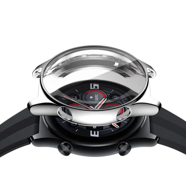 TPU FULL BODY Ochranný kryt Honor Watch GS 3 strieborný