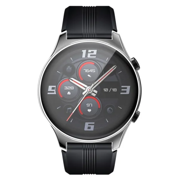 TPU FULL BODY Ochranný kryt Honor Watch GS 3 strieborný