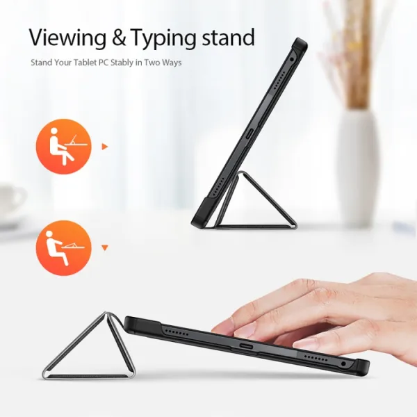 DUX DOMO Zaklápacie puzdro Lenovo Tab M10 Plus 3. generácia čierne