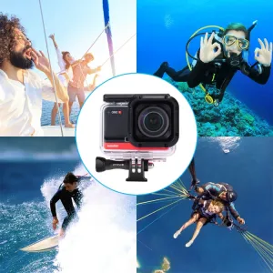 PULUZ 60M Vodotesný obal pre Insta360 ONE R (4K Edition) priehľadný