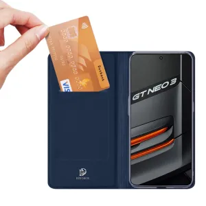 DUX Peňaženkový kryt Realme GT Neo 3 modrý