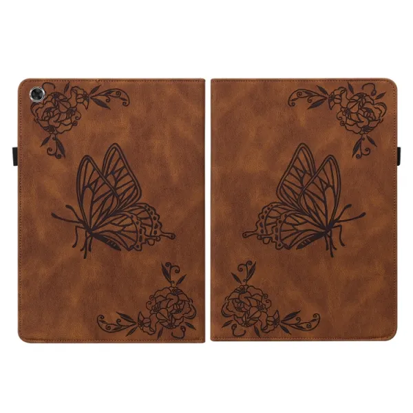 ART Zaklápací obal Lenovo Tab M10 Plus (TB-X606F / TB-X606L / TB-X606X / ZA5T0081CZ / ZA5V0206CZ) BUTTERFLY hnedý