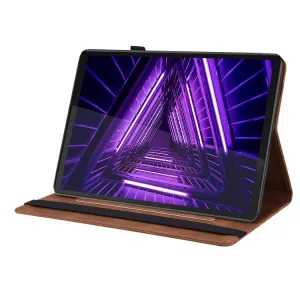 ART Zaklápací obal Lenovo Tab M10 Plus (TB-X606F / TB-X606L / TB-X606X / ZA5T0081CZ / ZA5V0206CZ) BUTTERFLY hnedý