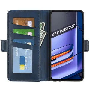 SIDE Peňaženkové puzdro pre Realme GT Neo 3 modré
