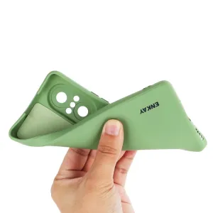 ENKAY RUBBER Ochranný kryt pre Huawei Nova 9 SE zelený