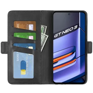 SIDE Peňaženkové puzdro pre Realme GT Neo 3 čierne