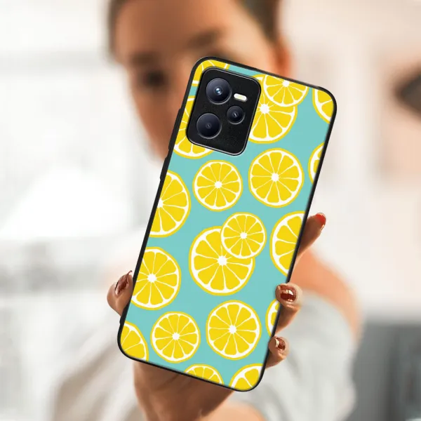 MY ART Ochranný obal Realme C35 -LEMON (121)