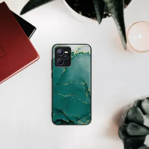 MY ART Ochranný obal Realme C35 -GREEN MARBLE (145)